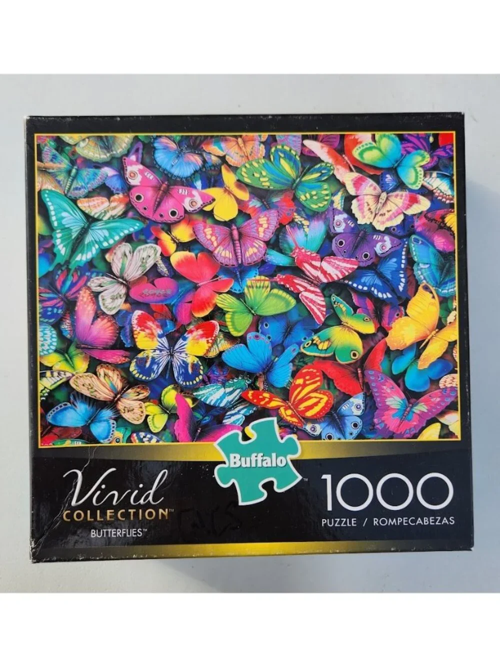Buffalo Games Vivid Collection Butterflies 1000 Piece Jigsaw Puzzle Butterfly Bl